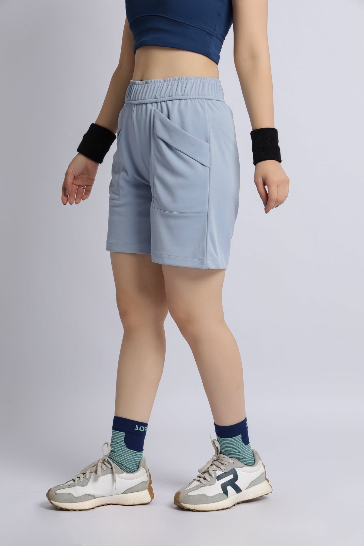 Light grey active relax shorts -Active relax shorts