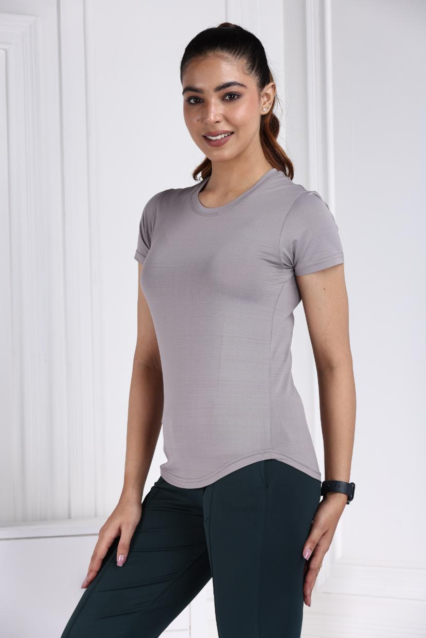 Light Grey Active T Shirt - Active t shirt