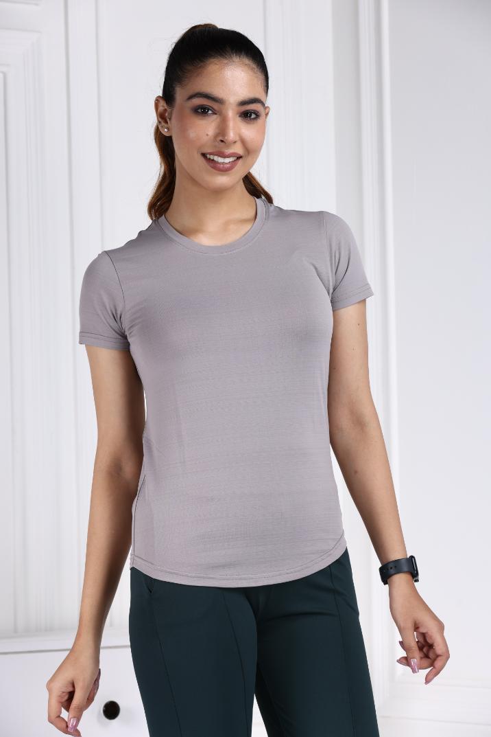 Light Grey Active T Shirt - Active t shirt