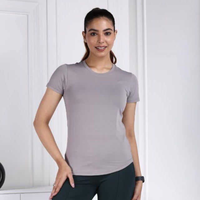 Light Grey Active T Shirt - Active t shirt