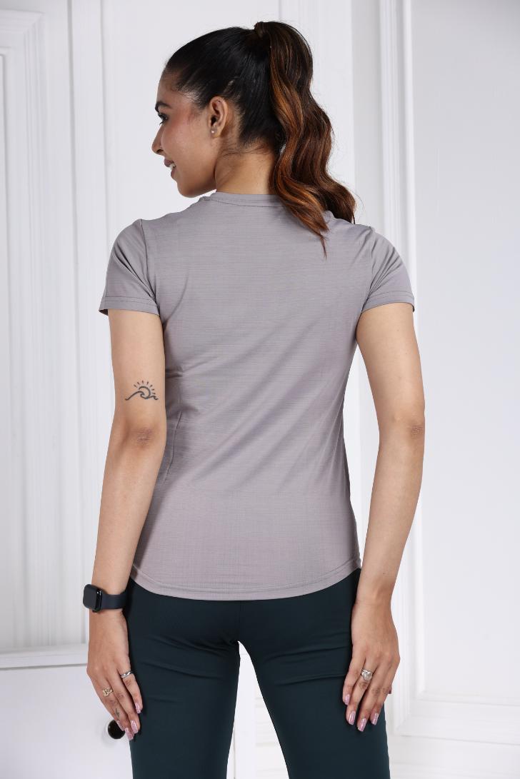 Light Grey Active T Shirt - Active t shirt