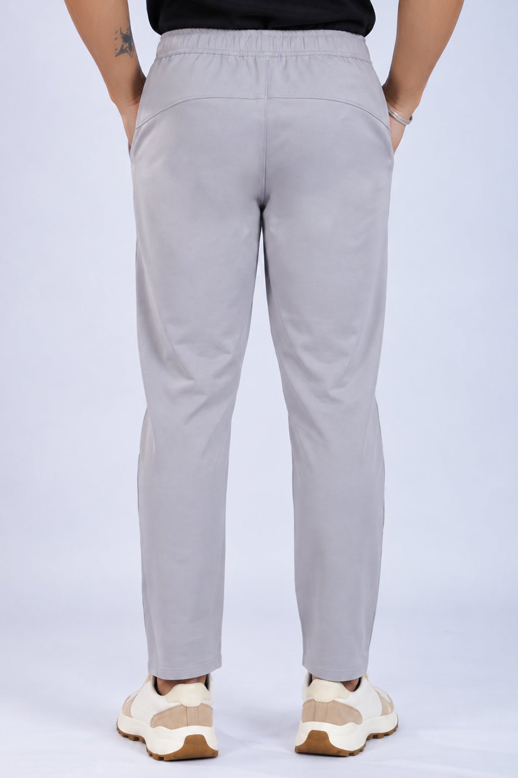 Light Grey all day bottom with extra comfort. [100% Cotton Lycra] -