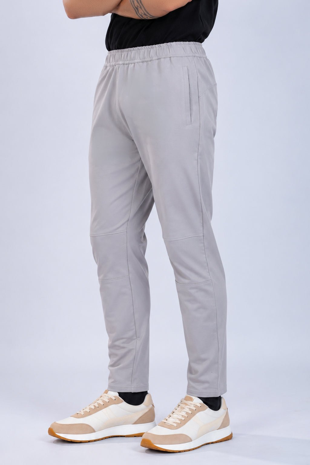 Light Grey all day bottom with extra comfort. [100% Cotton Lycra] -