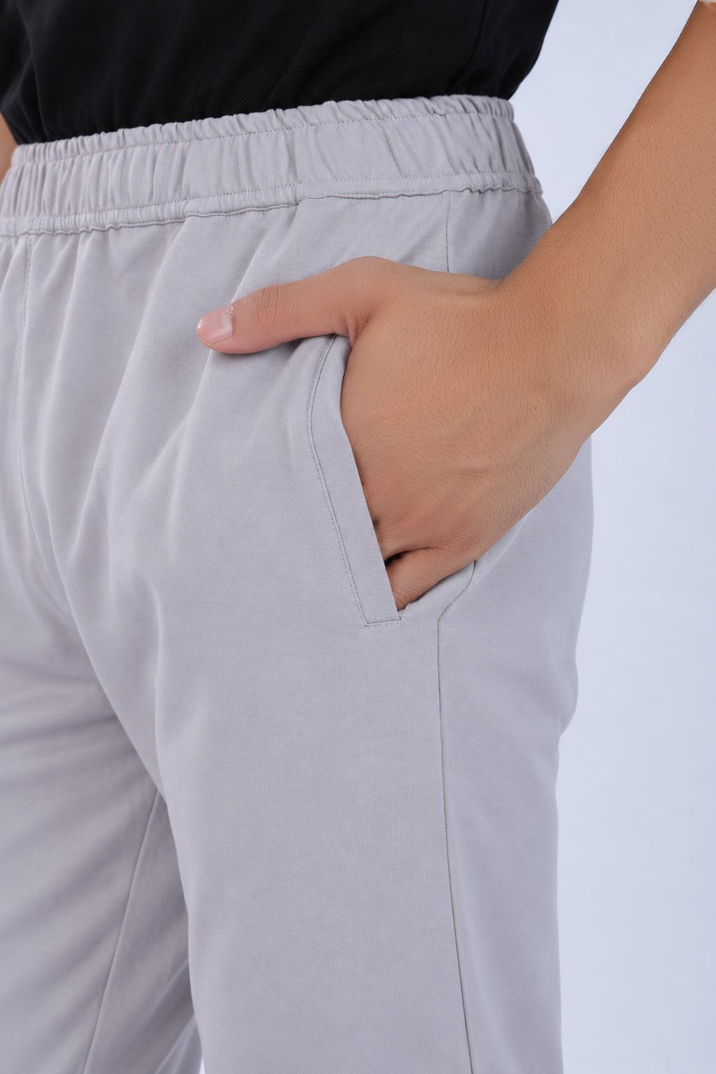Light Grey all day bottom with extra comfort. [100% Cotton Lycra] -