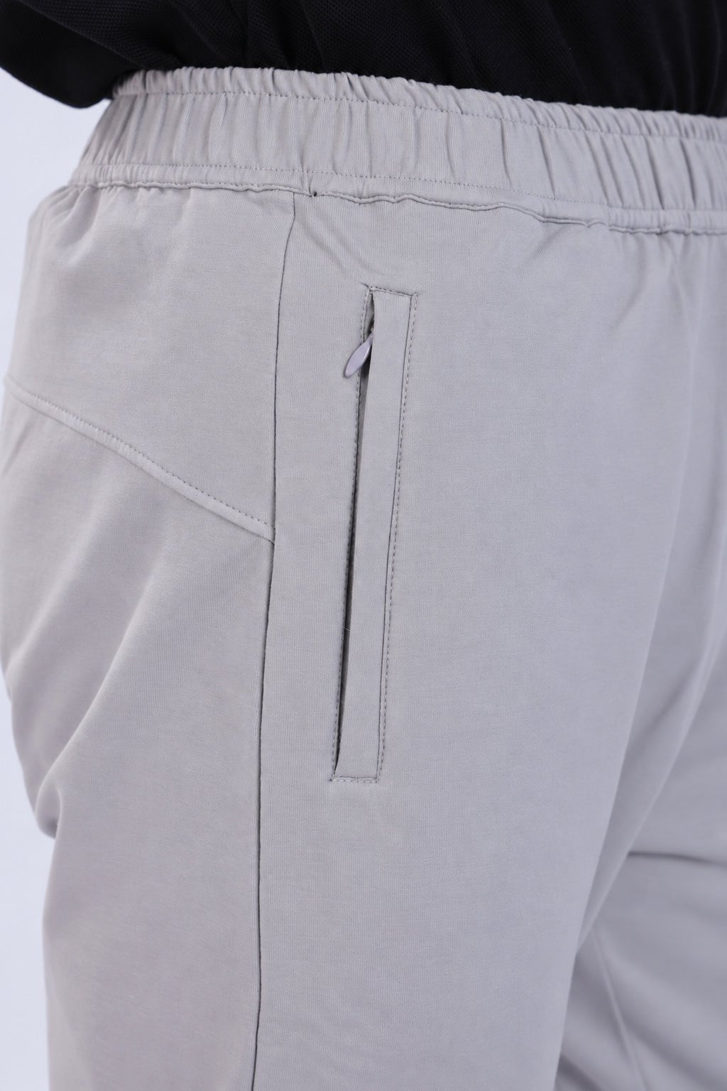 Light Grey all day shorts with extra comfort. [100% Cotton Lycra] -All day home shorts