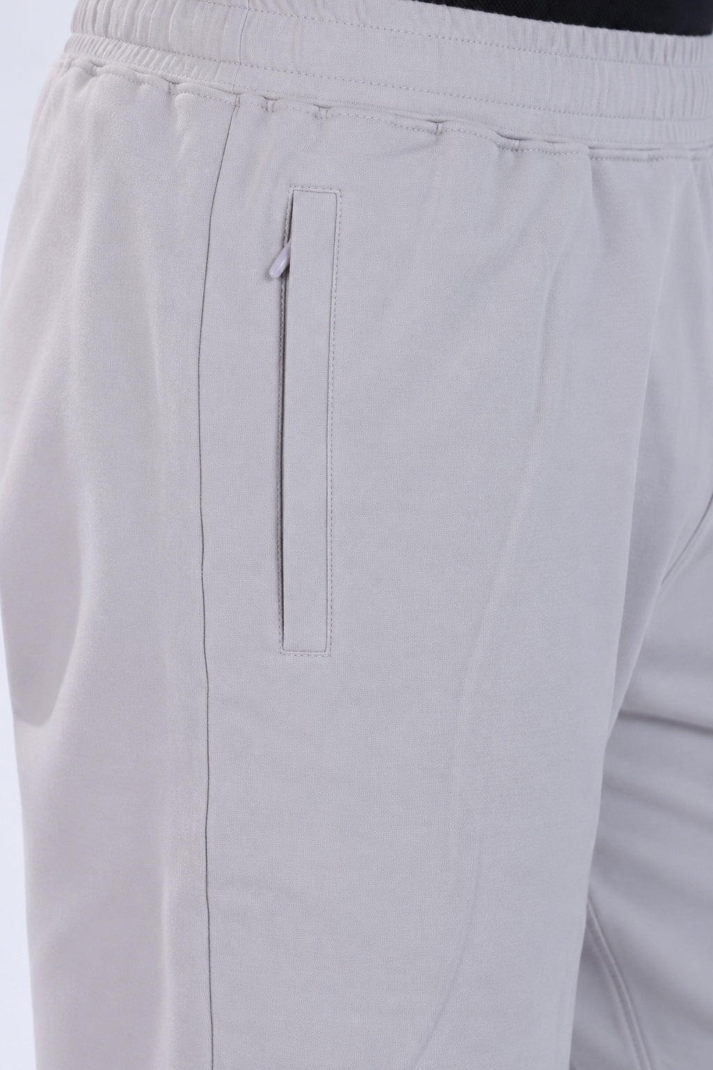 Light Grey all day shorts with extra comfort. [100% Cotton Lycra] -All day home shorts