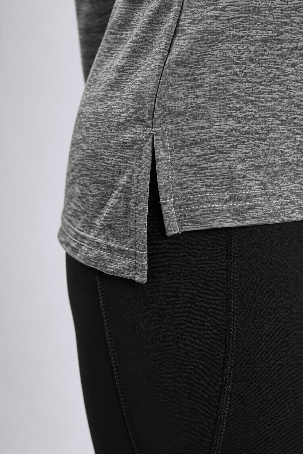 Light grey melange active relax tshirt -Active relax t shirt