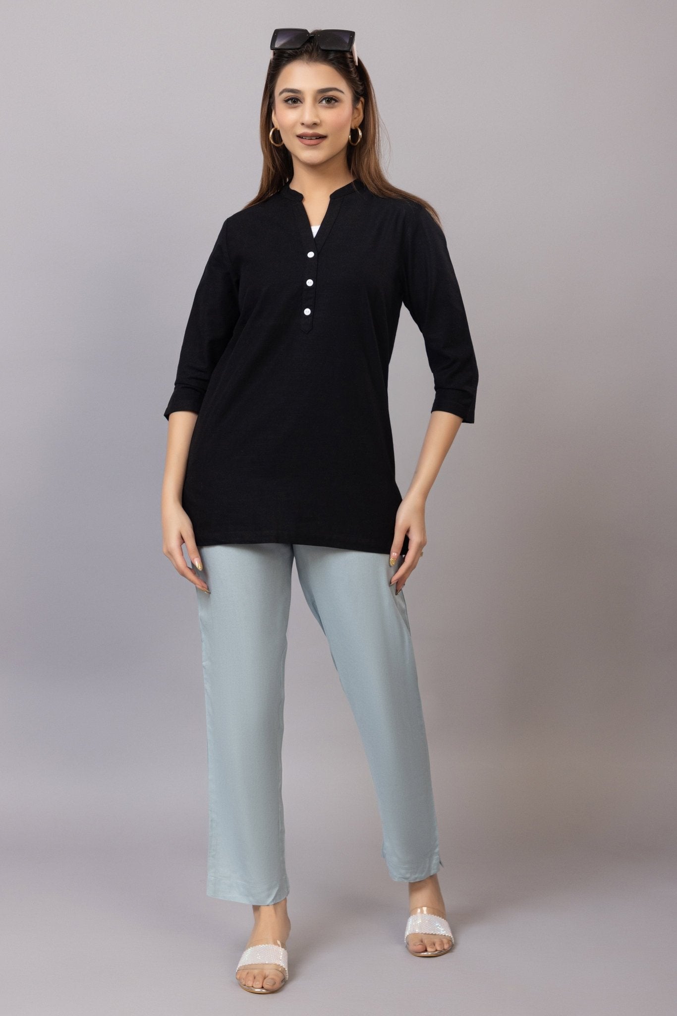 Light grey rayon pant [ 100% Rayon, Liva Certified ] - Rayon pants