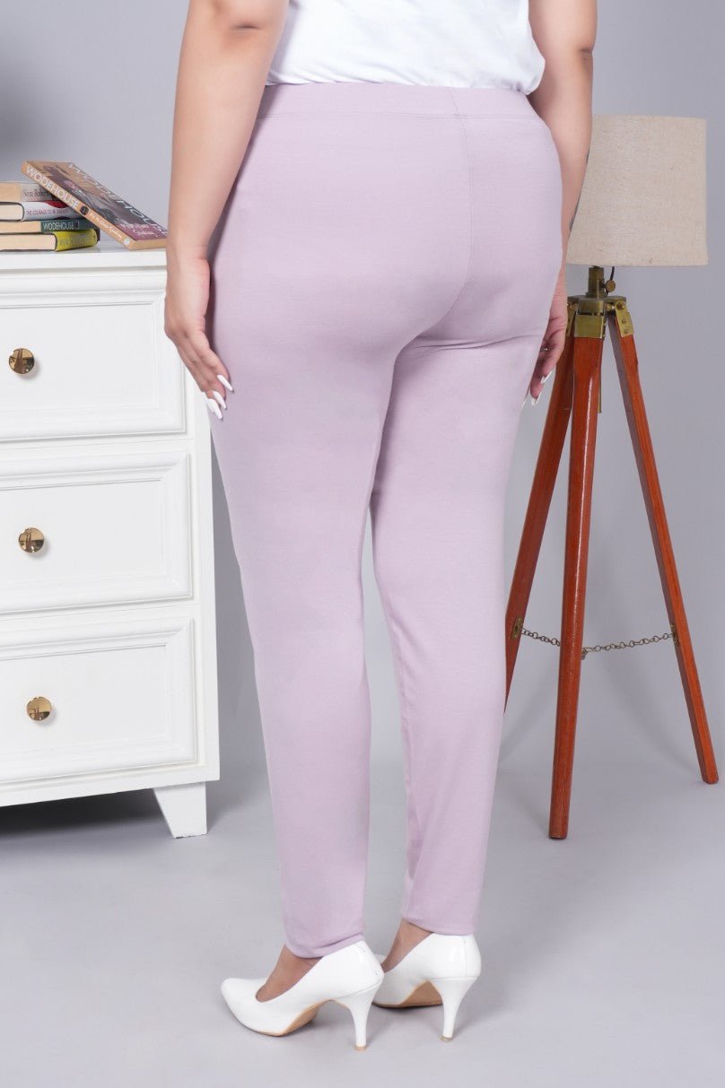 Lilac cotton legging - Cotton leggings