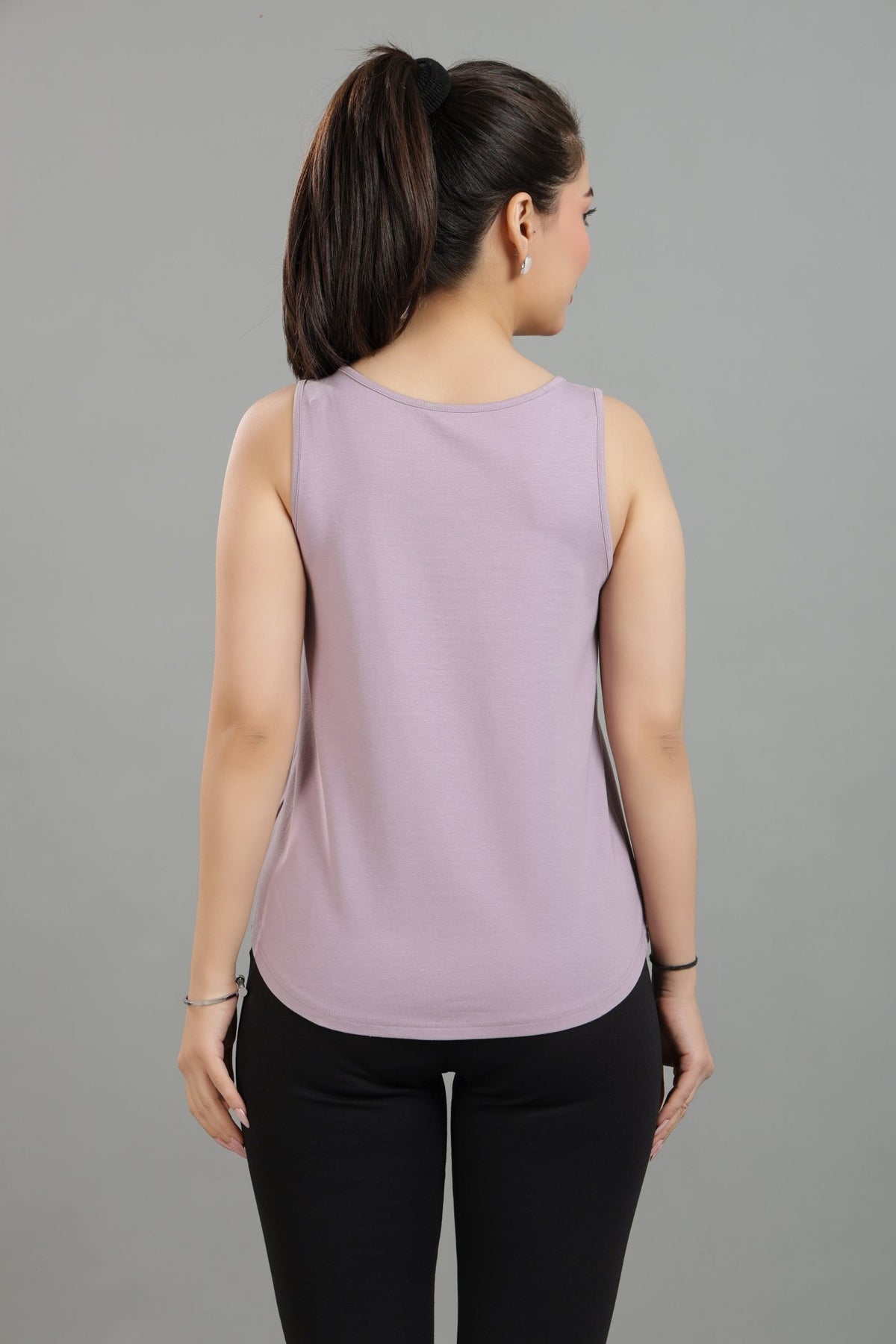 Lilac Cotton vest [100% Cotton spandex] -Cotton vest