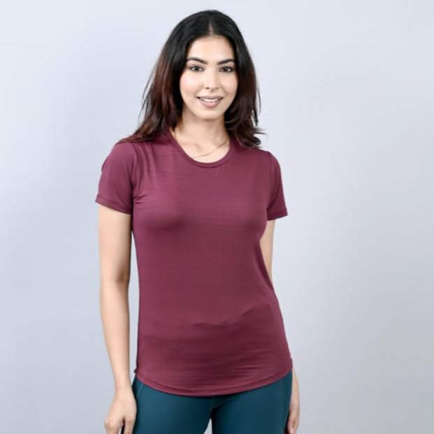 Maroon Active T Shirt - Active t shirt