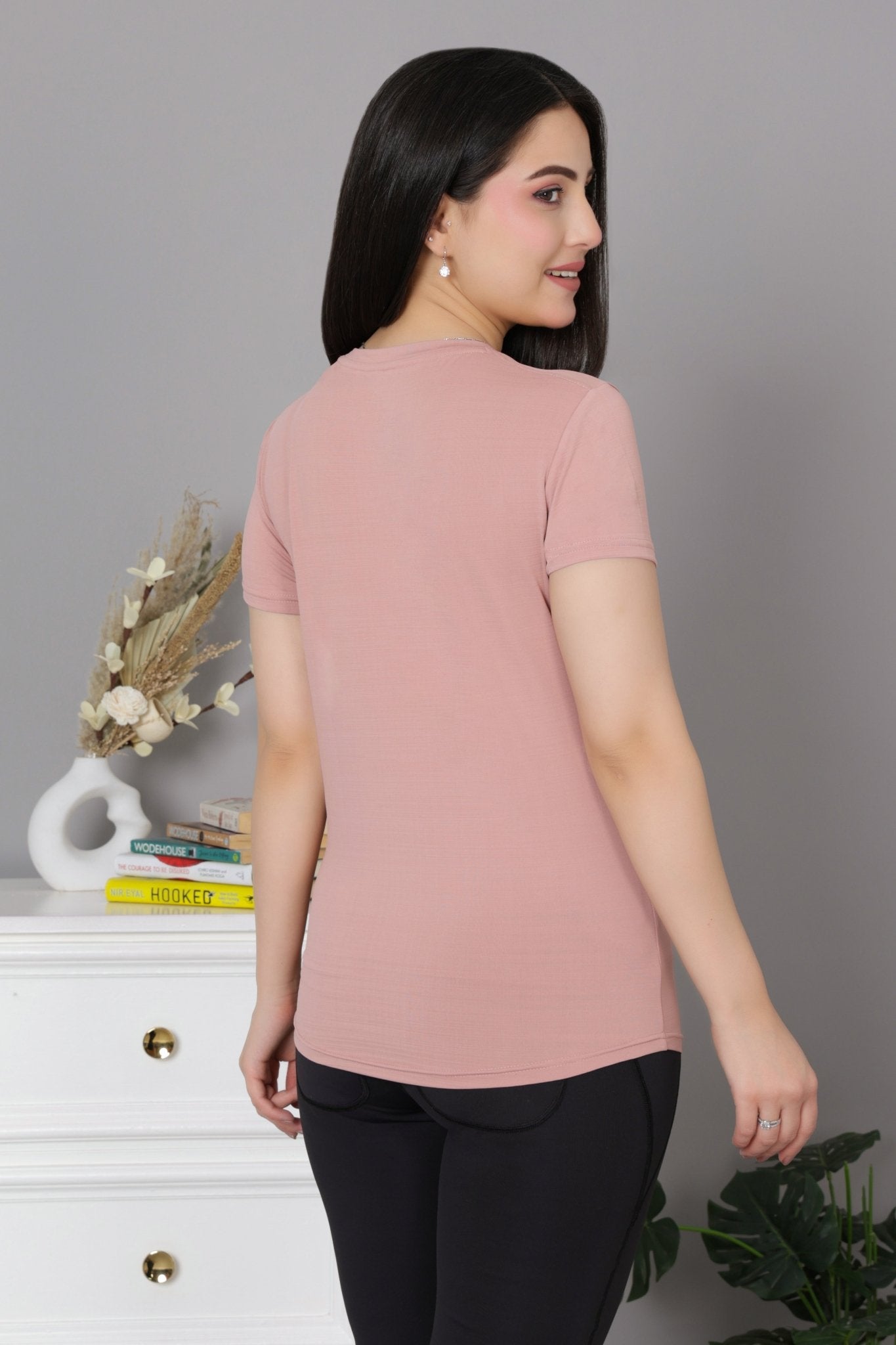 Misty Rose Active T Shirt - Active t shirt