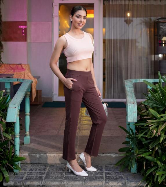 Mocha all day pants & trousers for women xxxxl to xxxxxl.