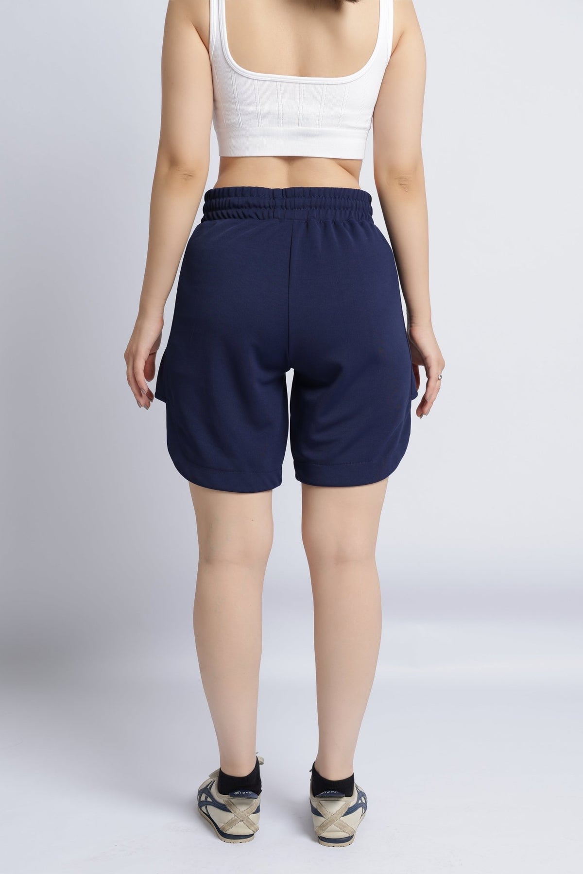 Navy active easymove shorts -Active easymove shorts