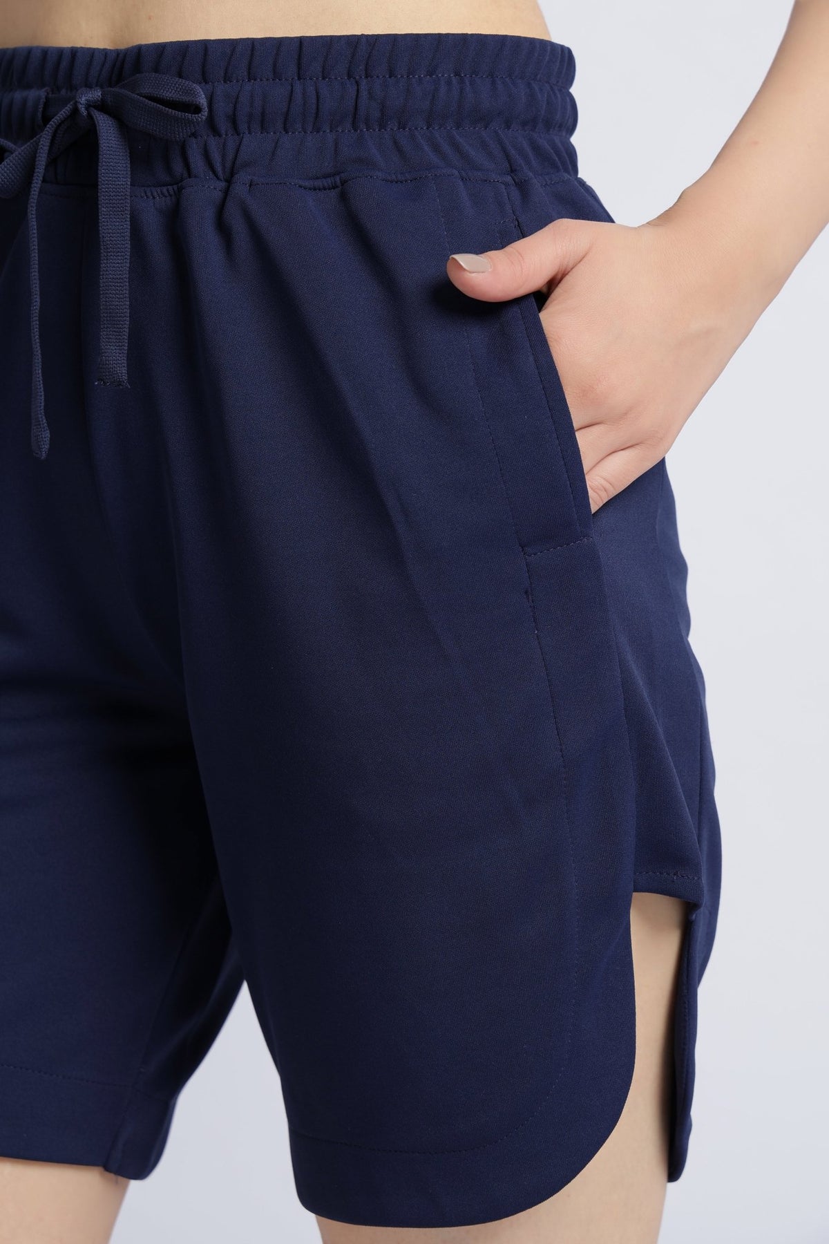 Navy active easymove shorts -Active easymove shorts
