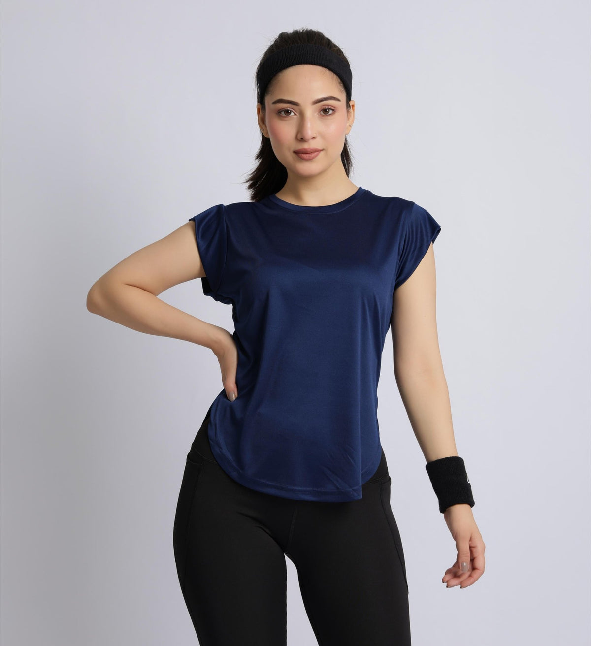 Navy active style tshirt -Active style tshirt