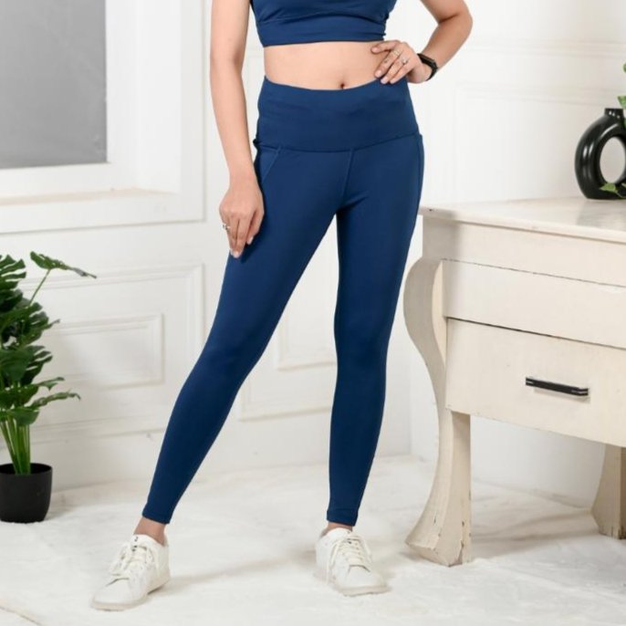 Navy Active Tight - Active tight pants