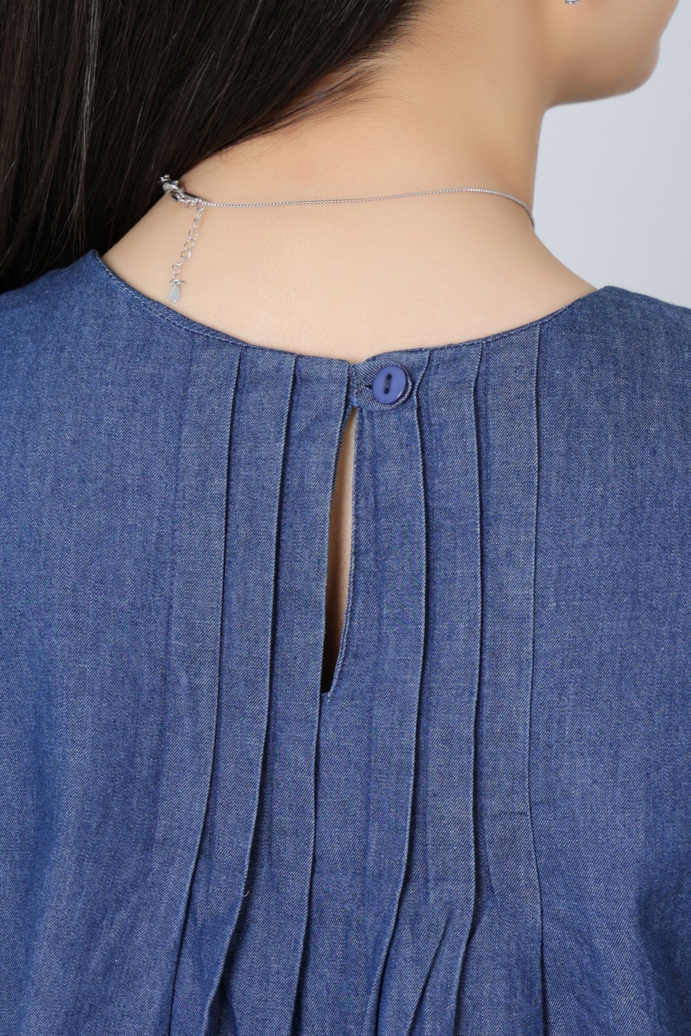 Navy denim top - Denim top