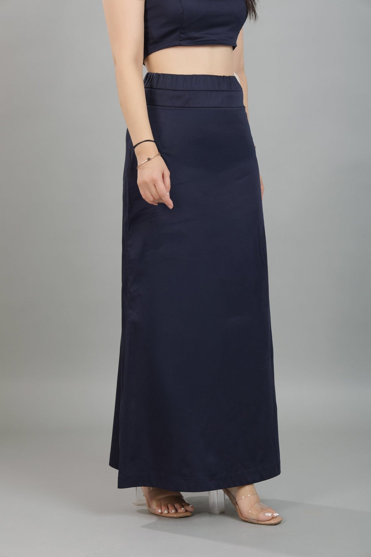 Navy saree shaper made from premium cotton -Saree shaper