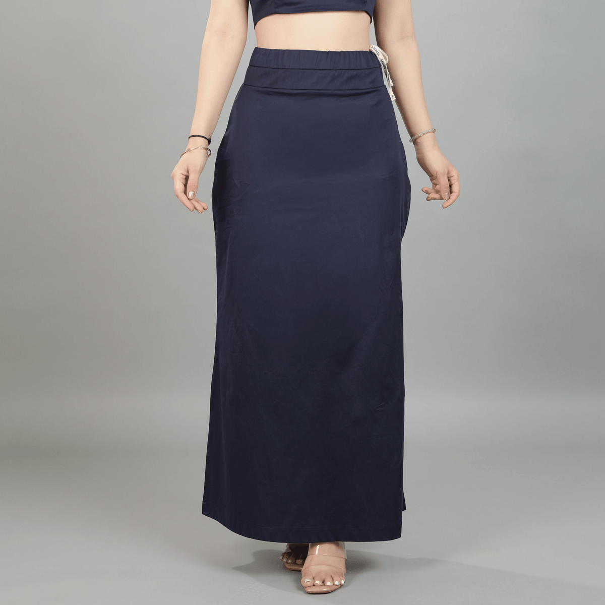 Navy saree shaper made from premium cotton -Saree shaper
