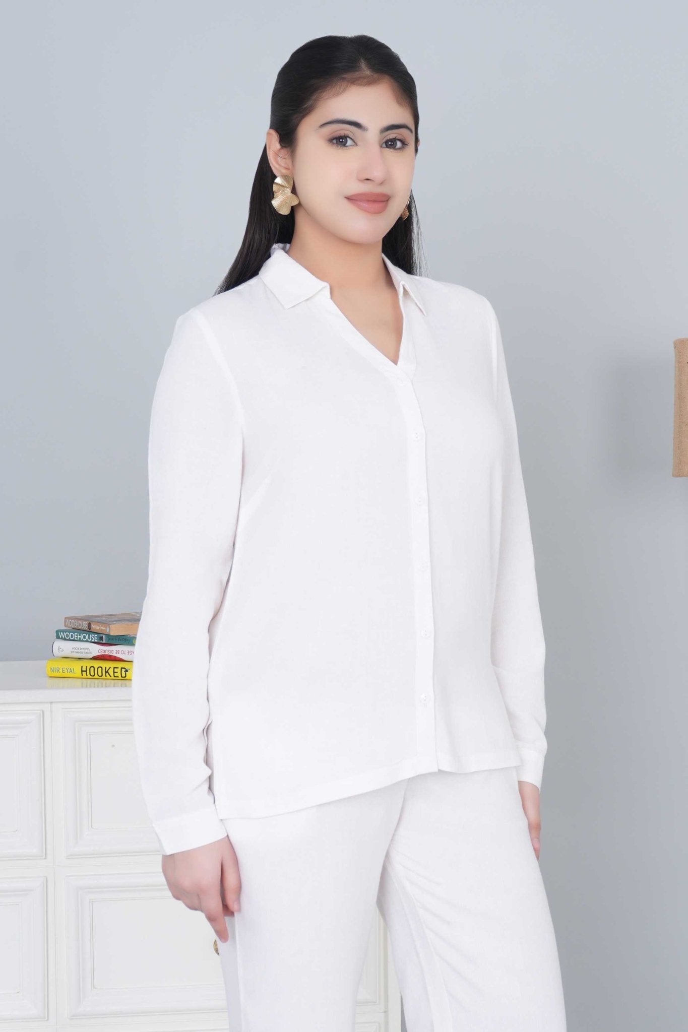 Off white cotton linen shirts - Linen shirts