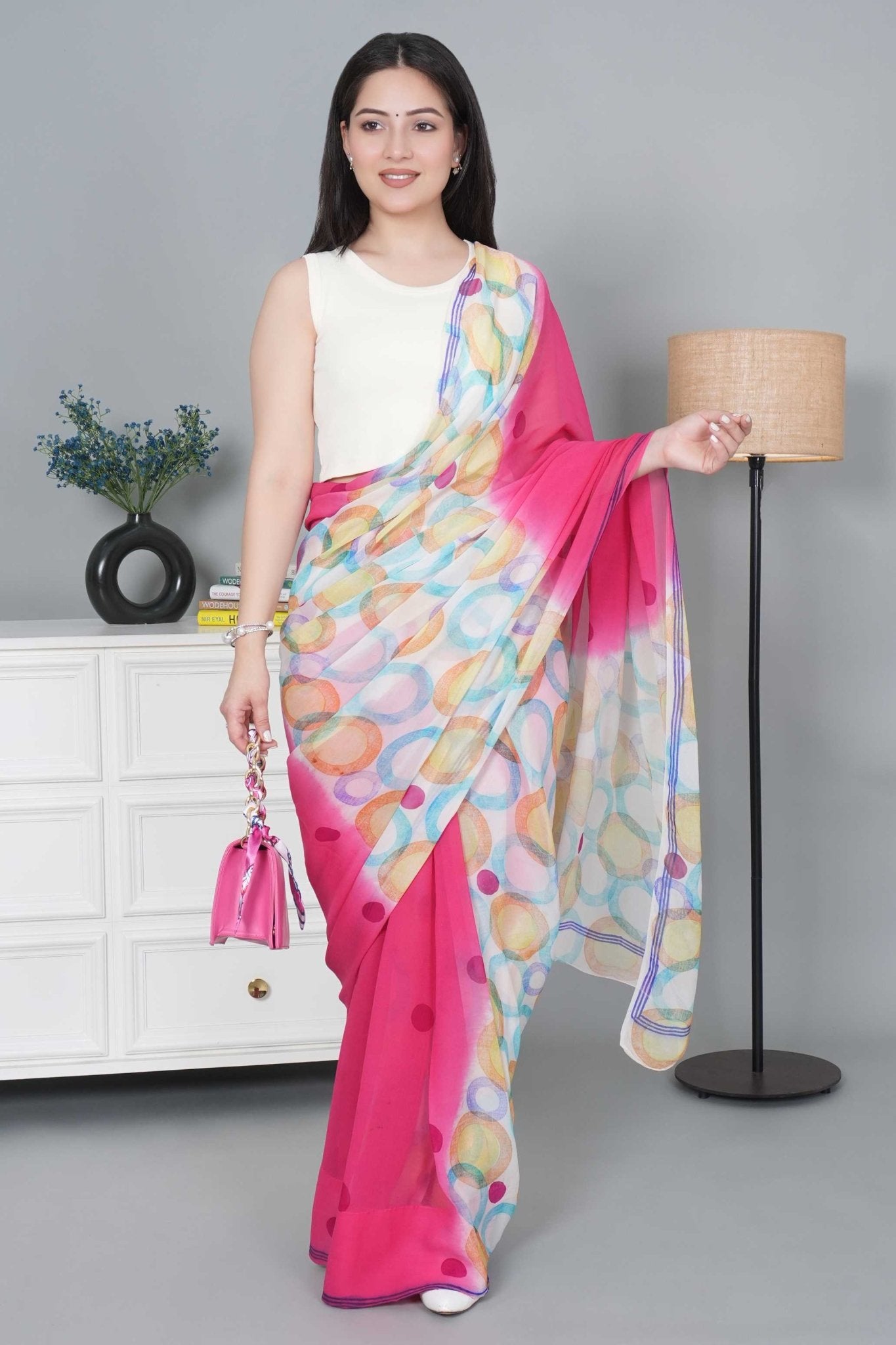 Off white Rib Crop Blouse [ 100% USA HQ Cotton, 280 GSM non transparent fabric ] - Rib crop blouse