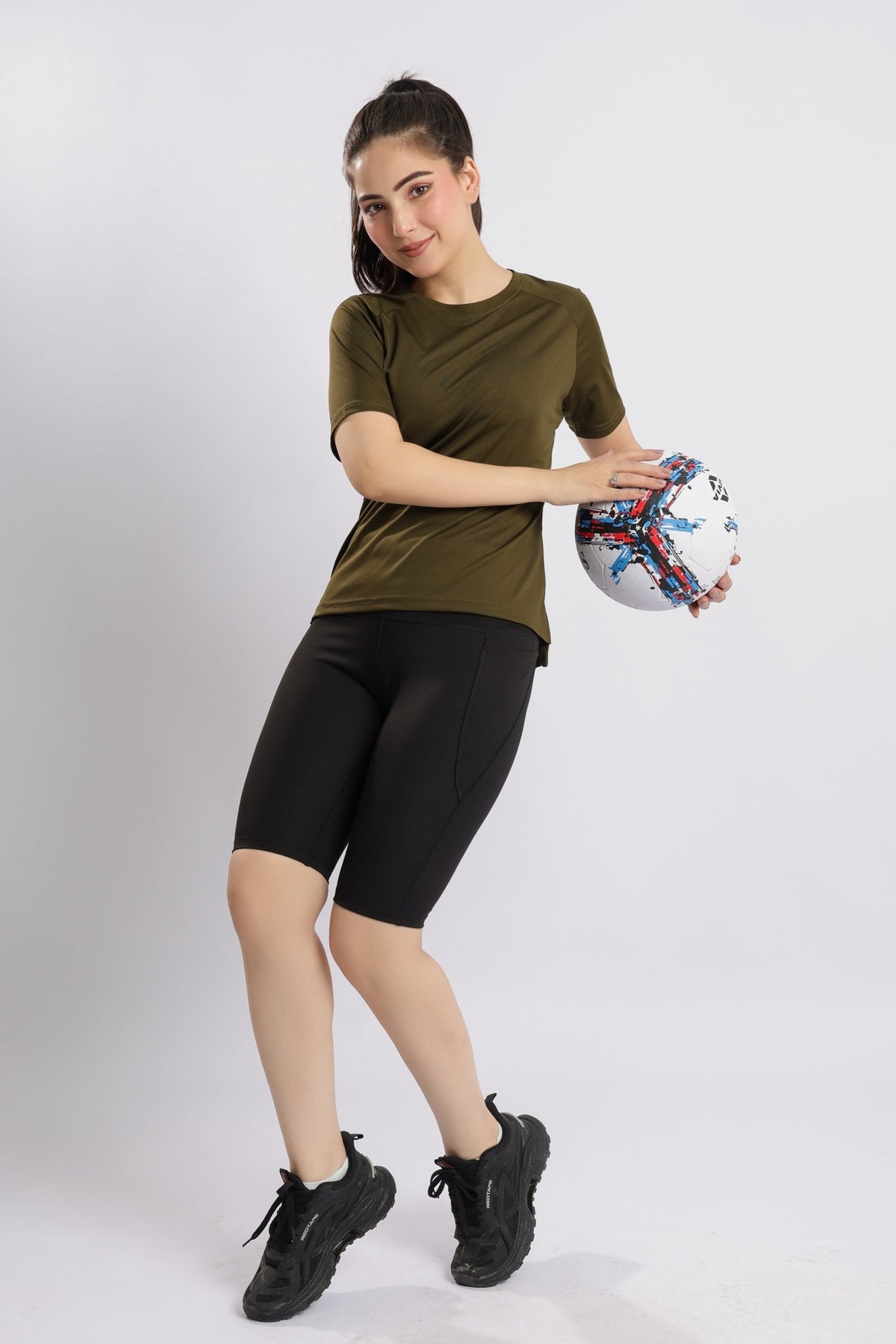 Olive active relax tshirt -Active relax t shirt
