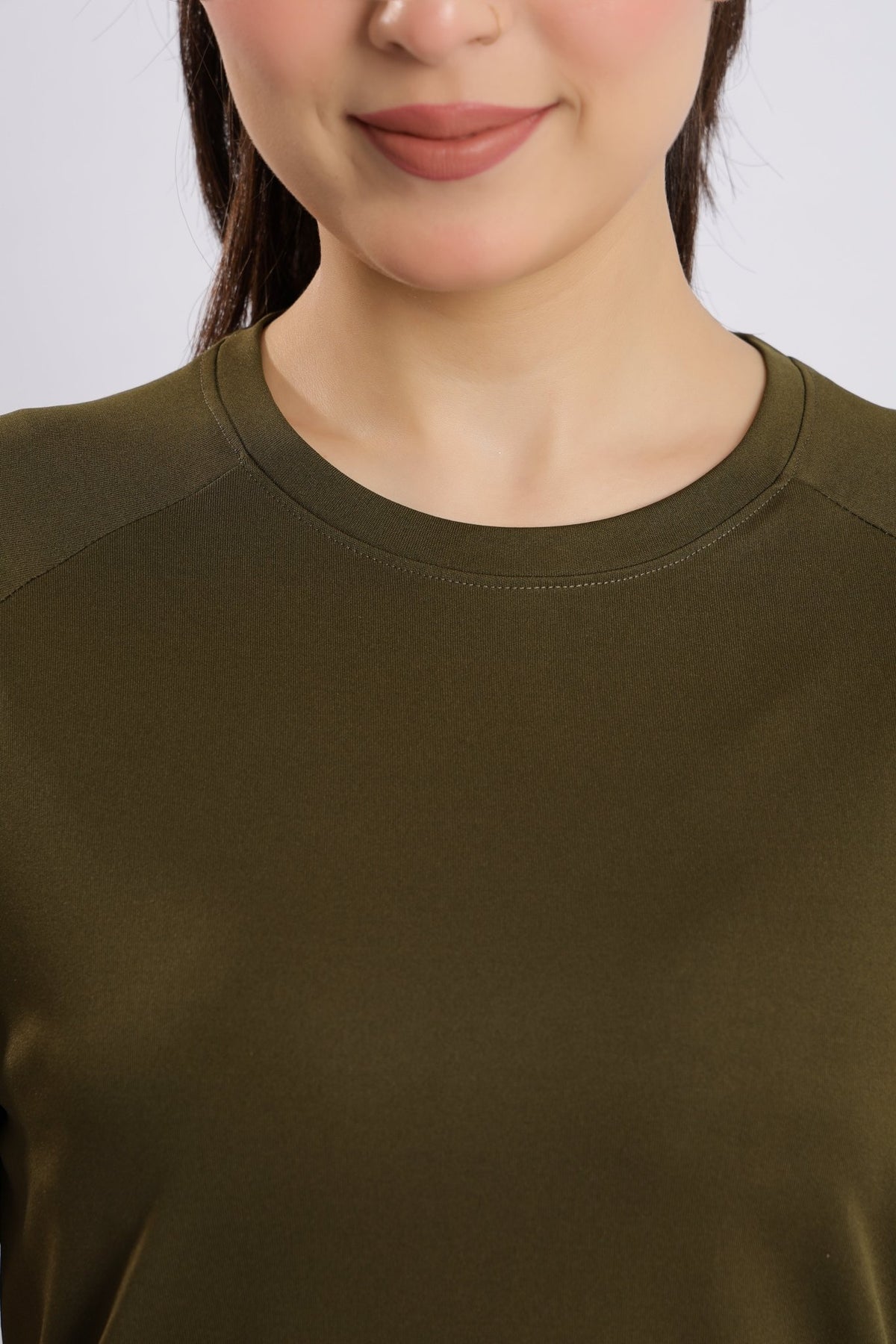 Olive active relax tshirt -Active relax t shirt
