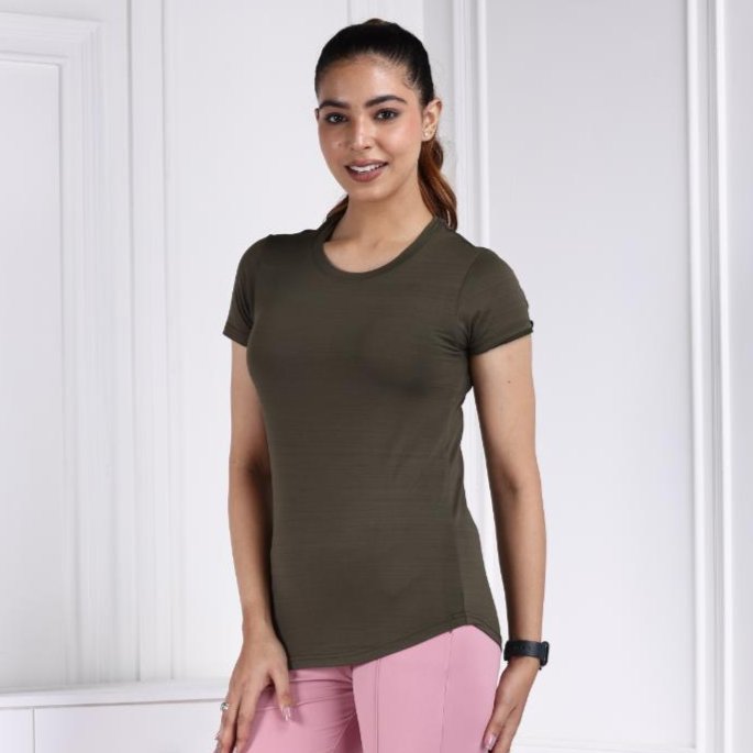 Olive Active T Shirt - Active t shirt