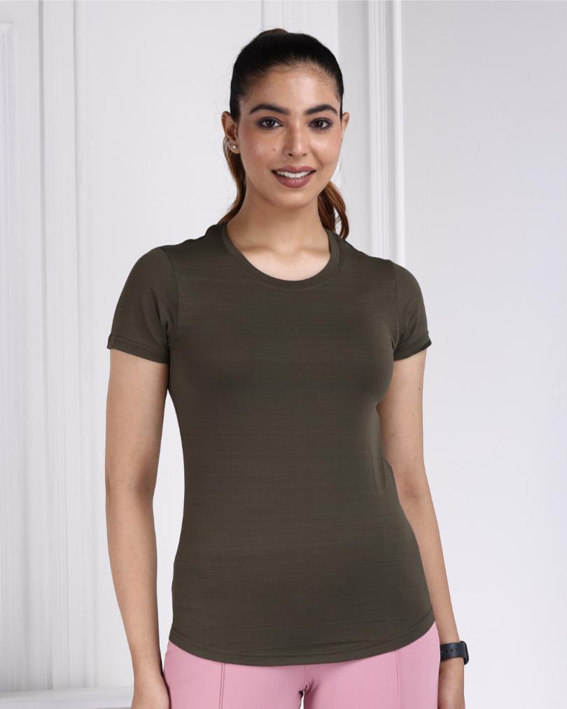 Olive Active T Shirt - Active t shirt