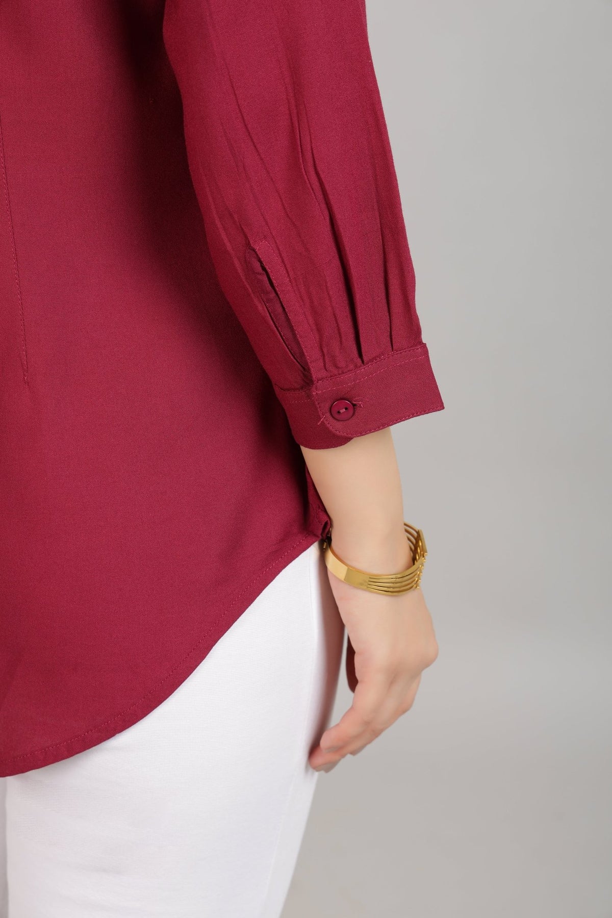 Onion long hemline shirt [ Premium 100% Rayon, Liva Certified ] -Long hemline shirt