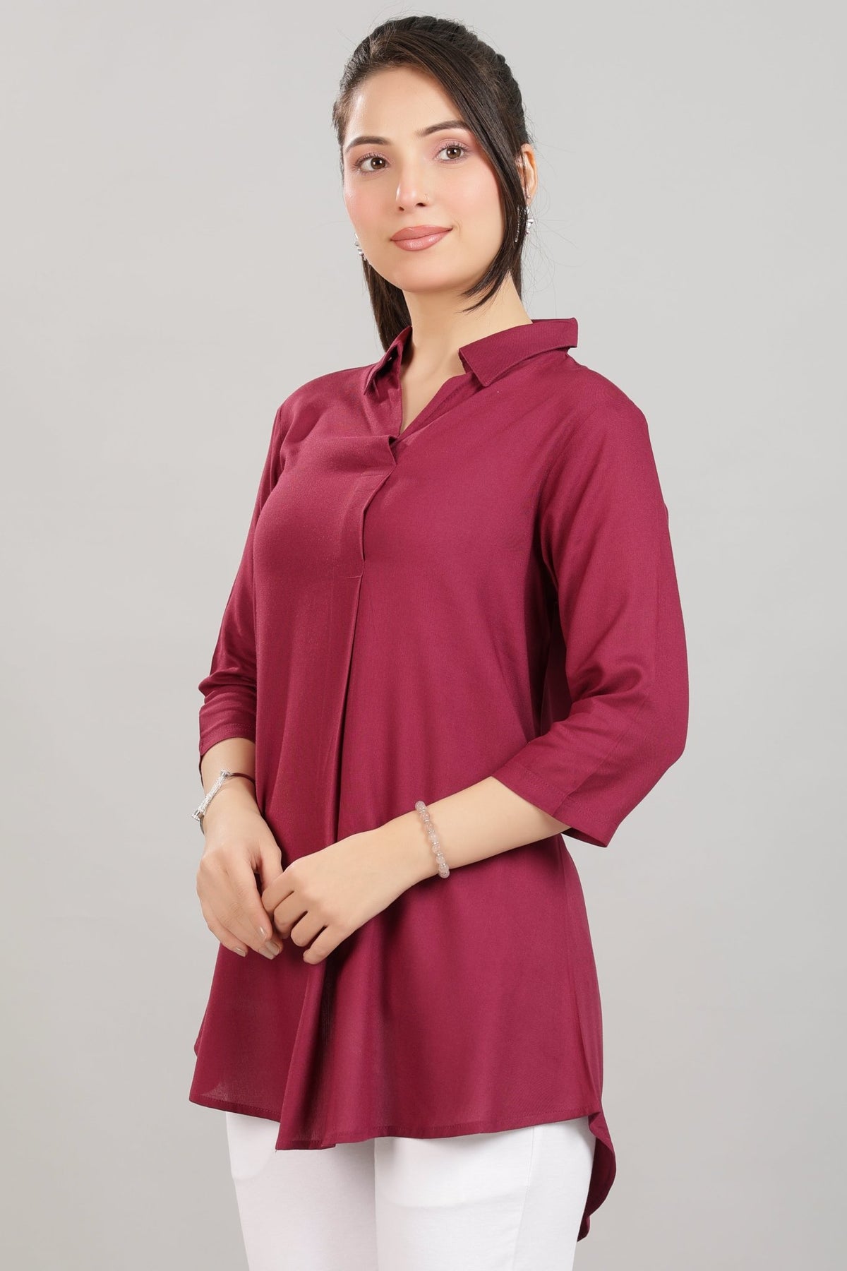 Onion rayon flare top [ Premium 100% Rayon, Liva Certified ] -Rayon flare top