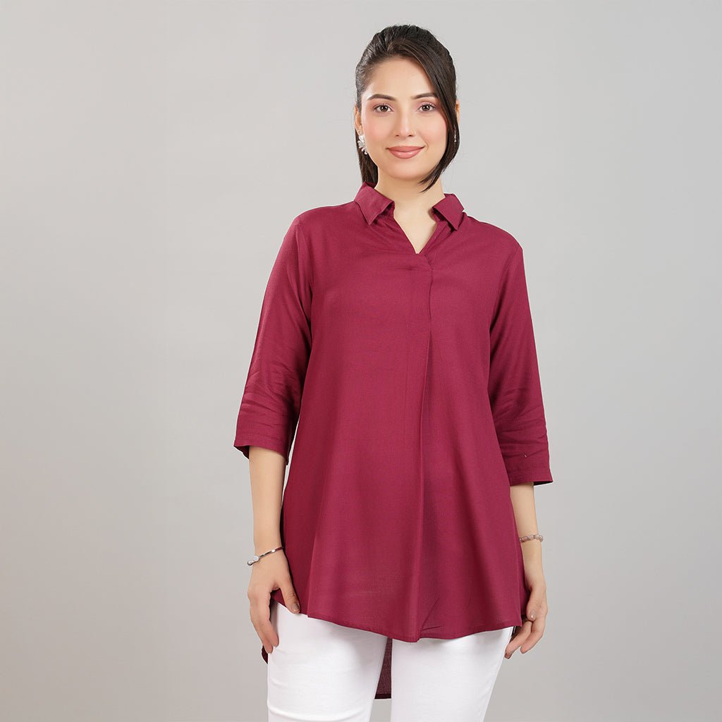 Onion rayon flare top [ Premium 100% Rayon, Liva Certified ] -Rayon flare top