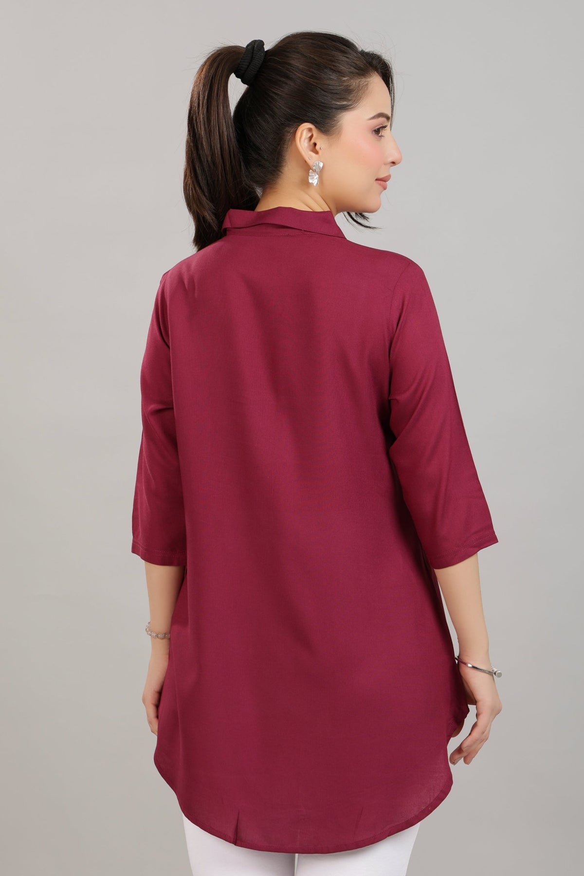 Onion rayon flare top [ Premium 100% Rayon, Liva Certified ] -Rayon flare top