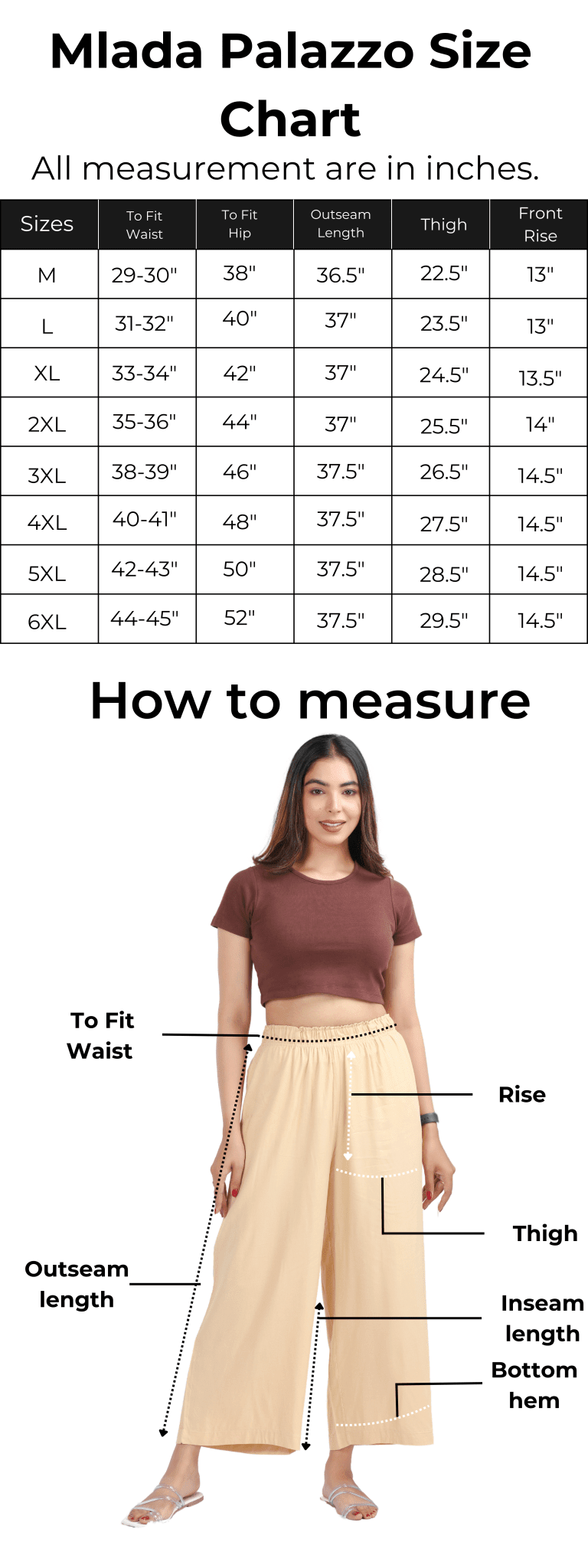 Onion rayon palazzo [ 100% Rayon, Liva Certified ] -Palazzo