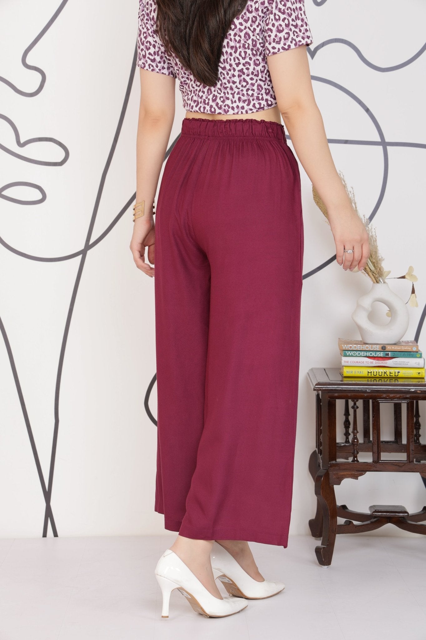 Onion rayon palazzo [ 100% Rayon, Liva Certified ] -Palazzo