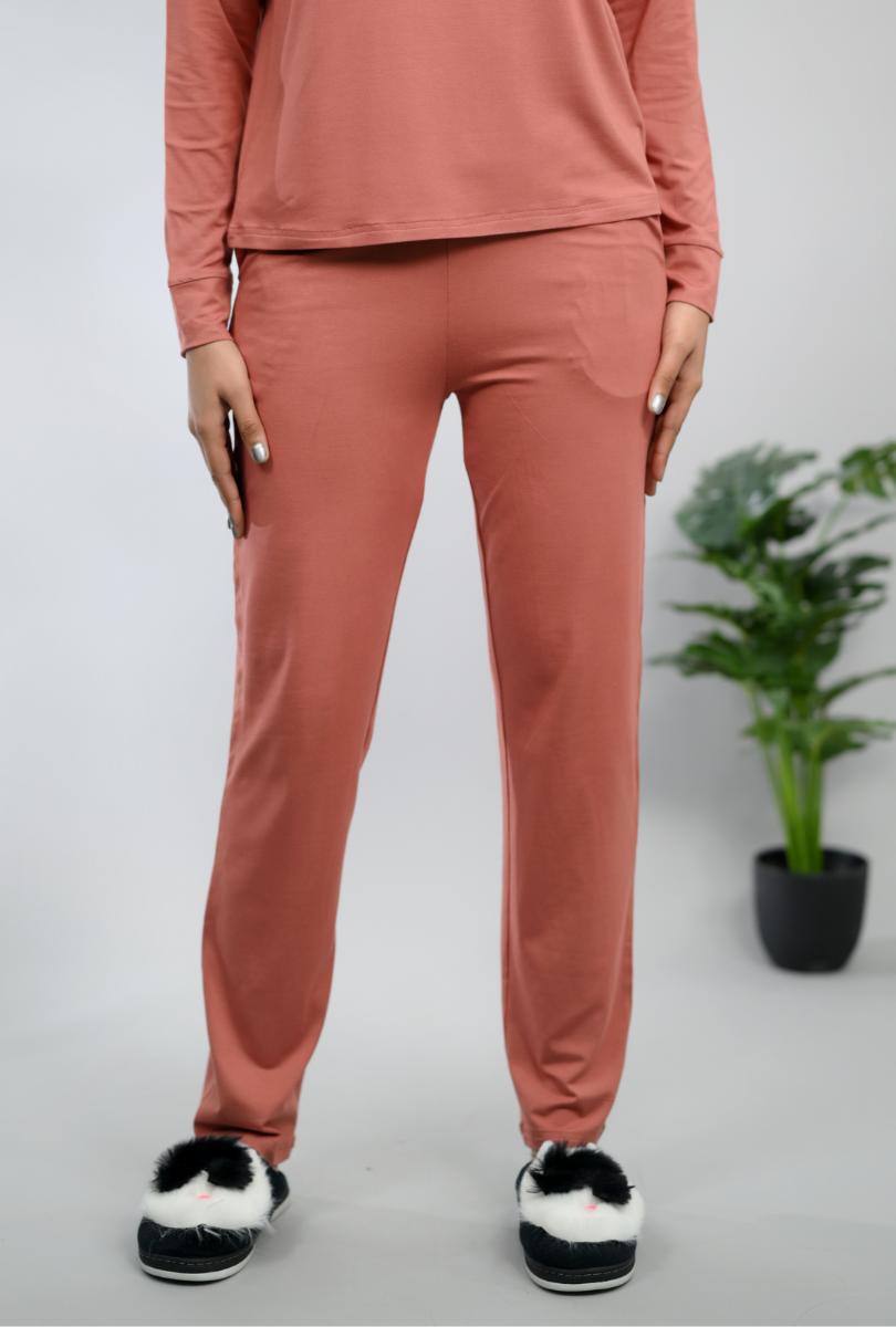 Peach loungewear coordinate set -Loungewear coordinate set