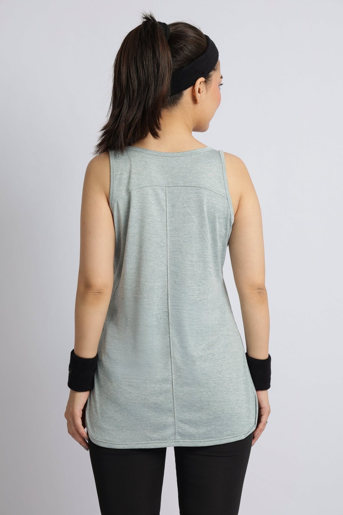 Pista melange active longline vest -Active longline vest