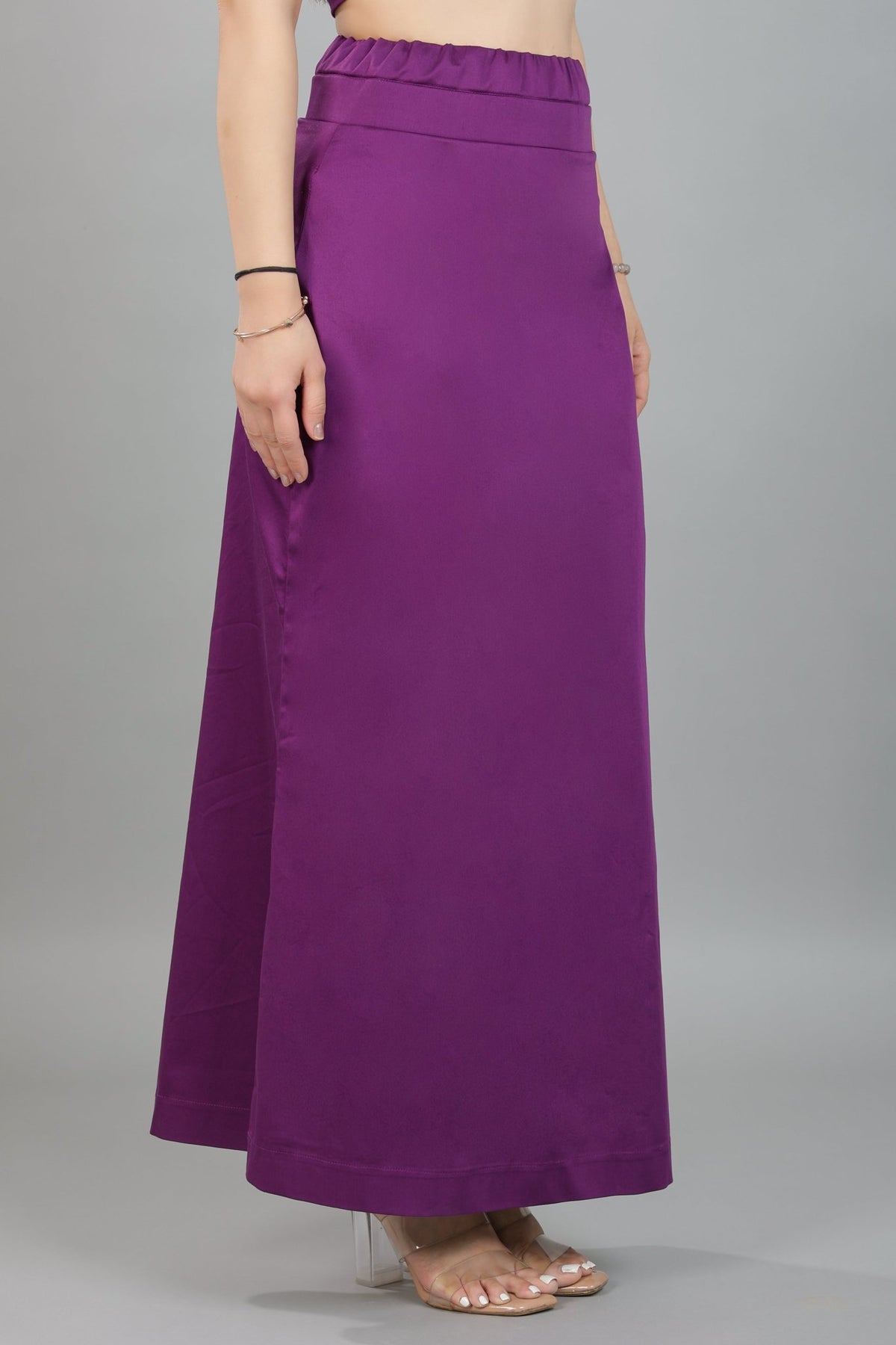 Plum saree shaper made from premium cotton -Saree shaper