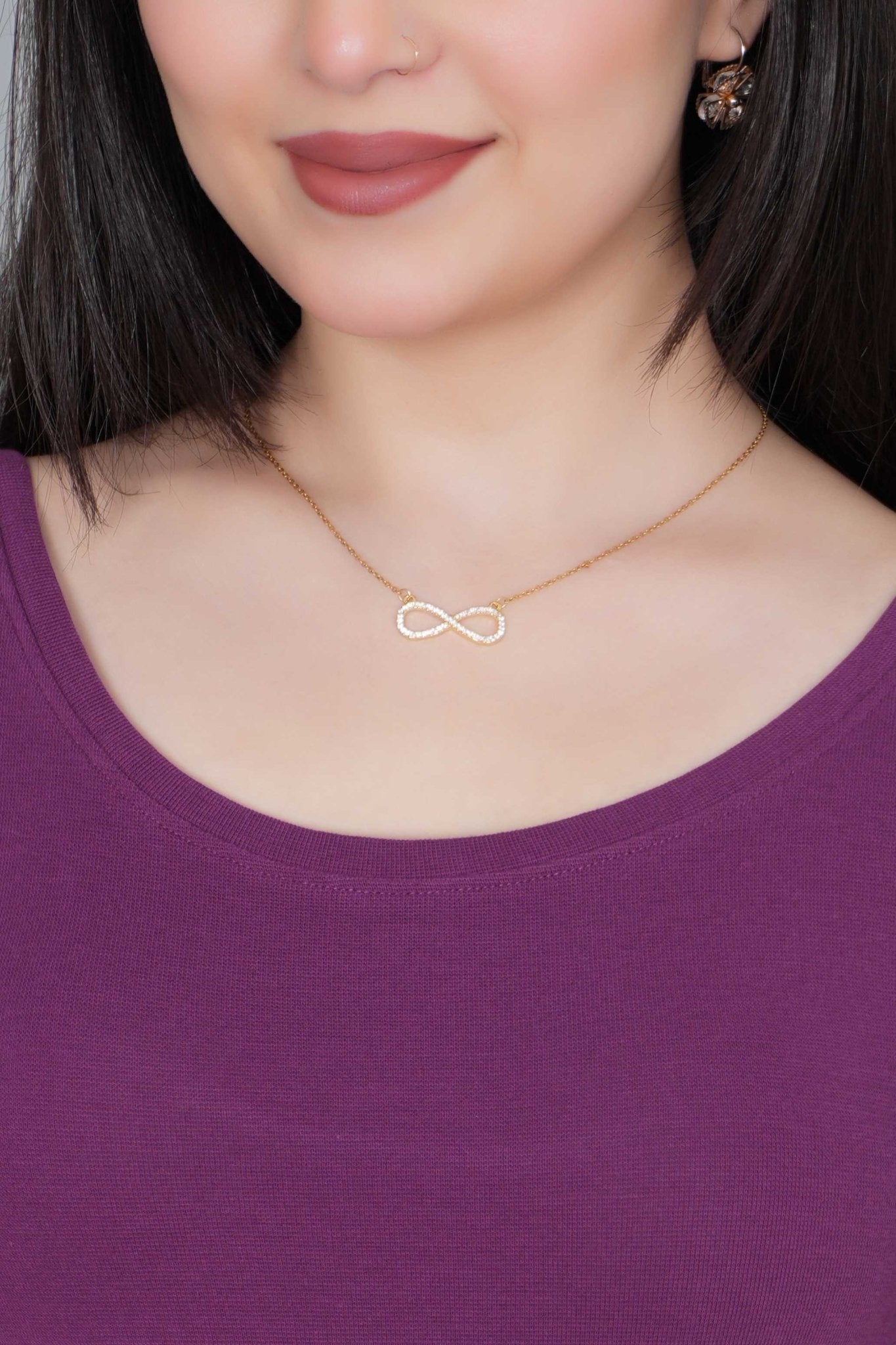 Purple Rib Roundneck Half Sleeve Blouse [ 100% USA HQ Cotton, 280 GSM non transparent fa0bric ] - Rib blouse