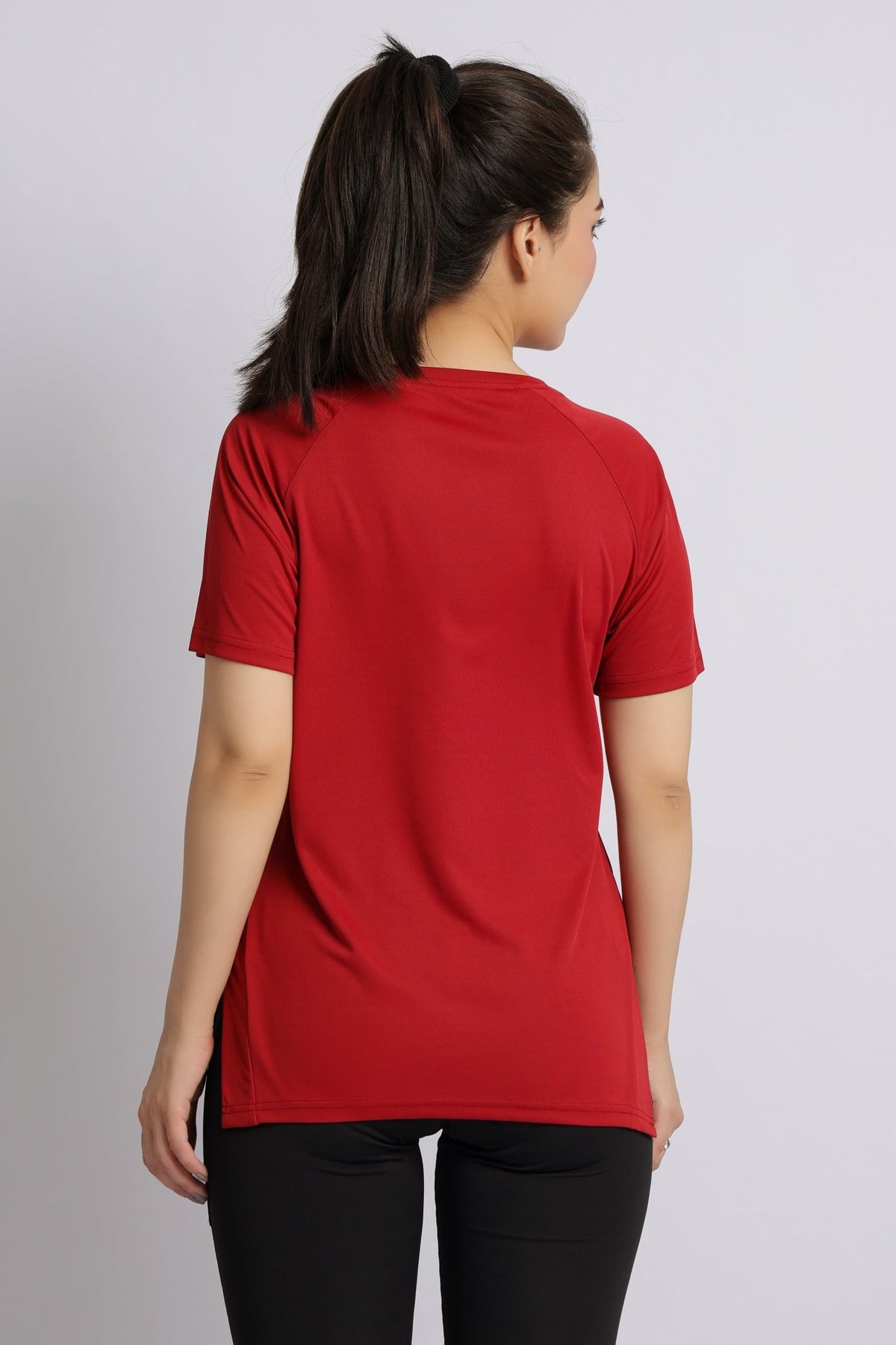 Red active regular tshirt -Active regular tshirt