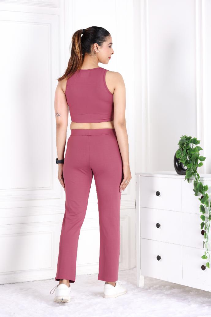 Rose Active Yoga Pant Straight fit - Active cigarette pencil pants