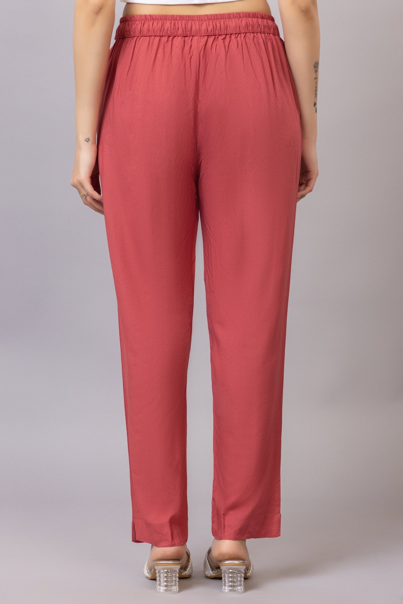 Rose rayon pant [ 100% Rayon, Liva Certified ] - Rayon pants