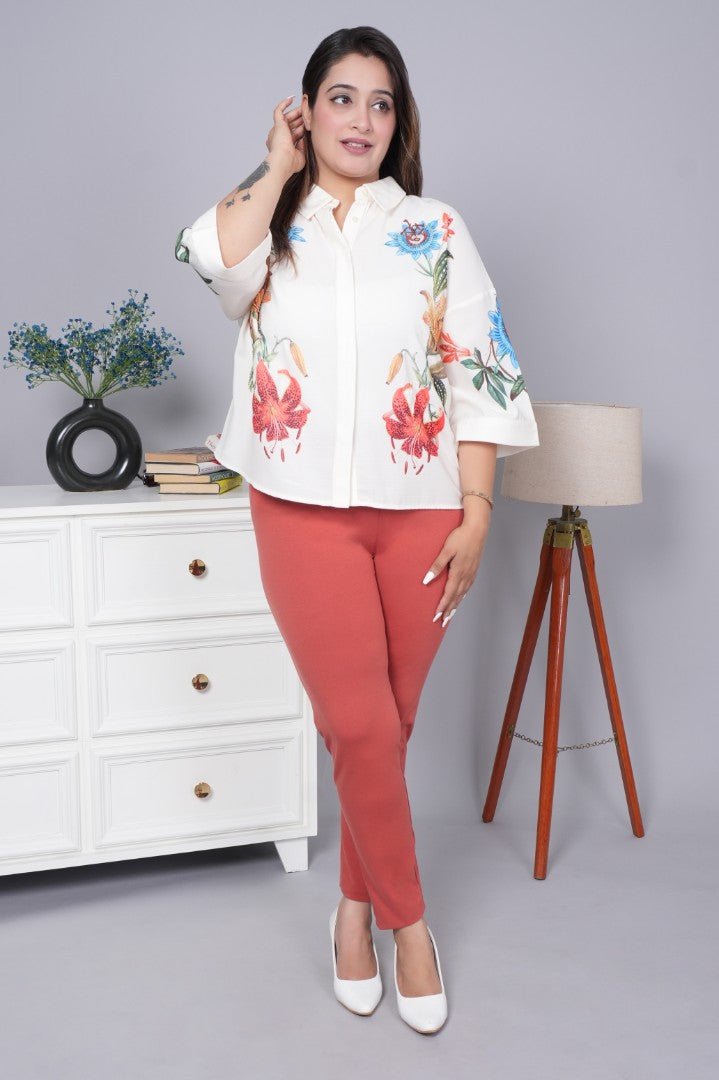 Rust cotton legging - Cotton leggings