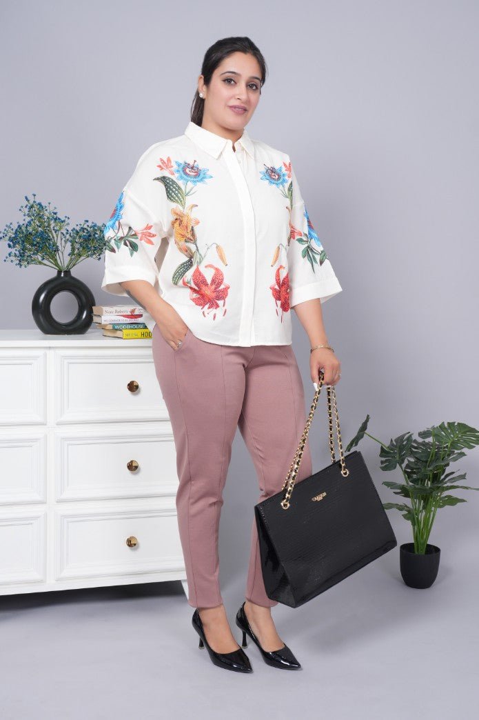Skin stretchable biowash USA HQ cotton premium jegging pant with pockets & superior elastic belt. - Milano jegging pants with pcoket