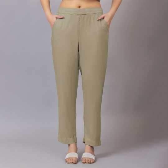 Tea leaf rayon pant [ 100% Rayon, Liva Certified ] - Rayon pants