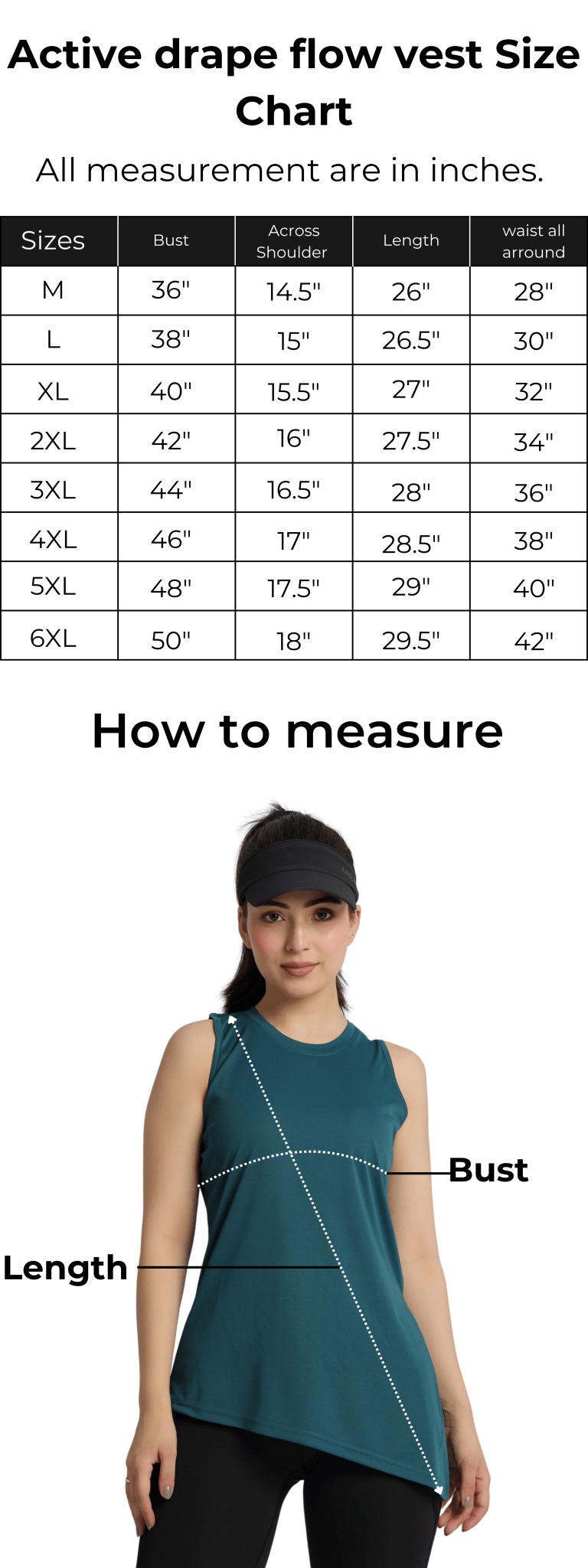 Teal active drape flow vest -Active drape flow vest