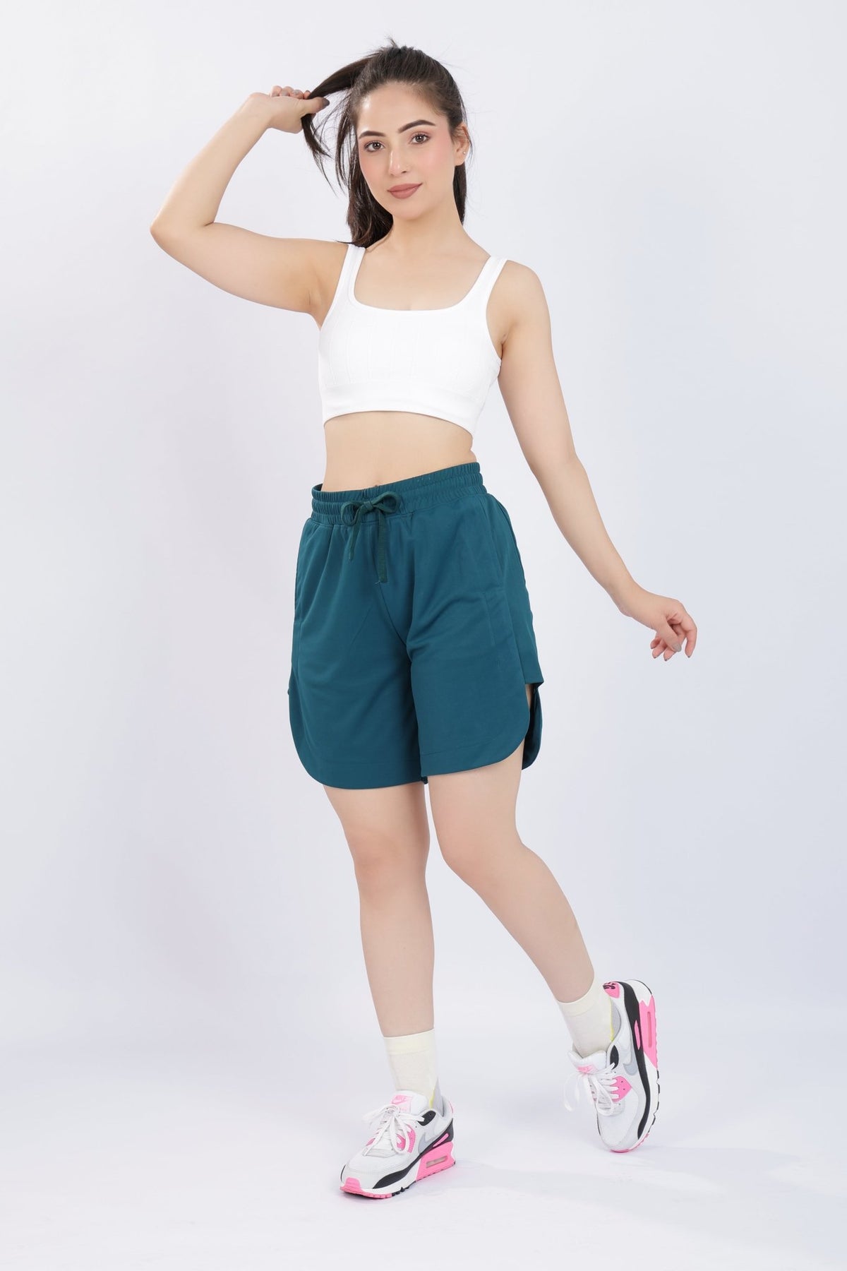 Teal active easymove shorts -Active easymove shorts