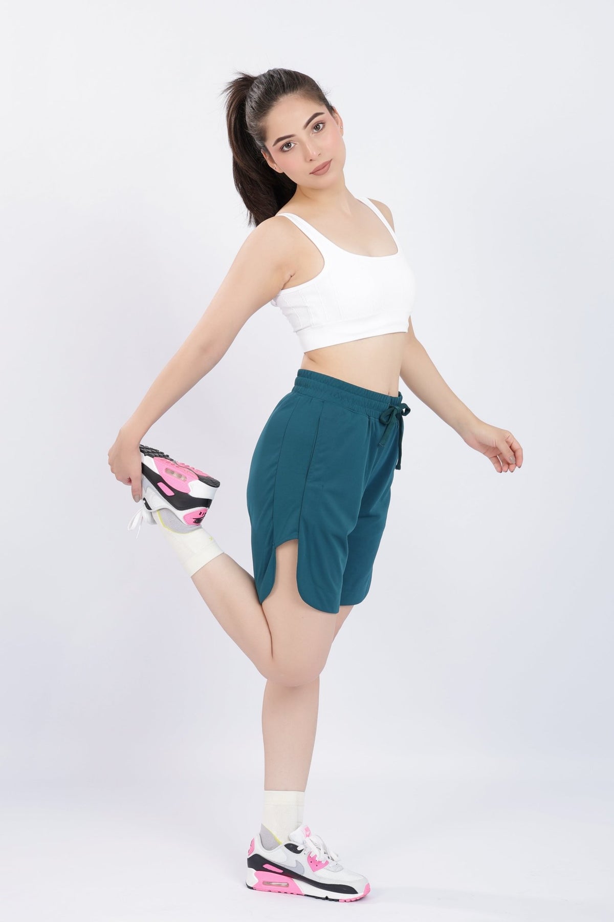 Teal active easymove shorts -Active easymove shorts