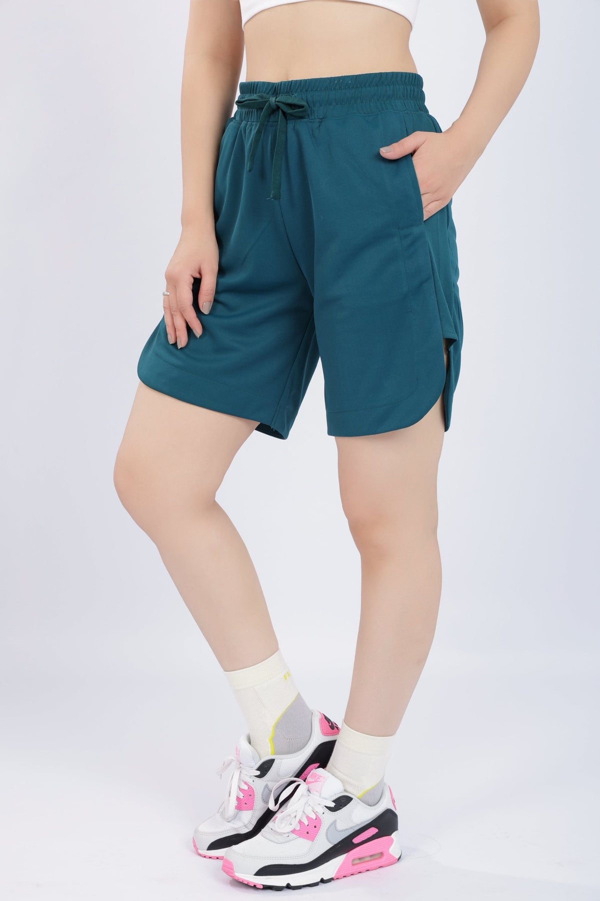 Teal active easymove shorts -Active easymove shorts
